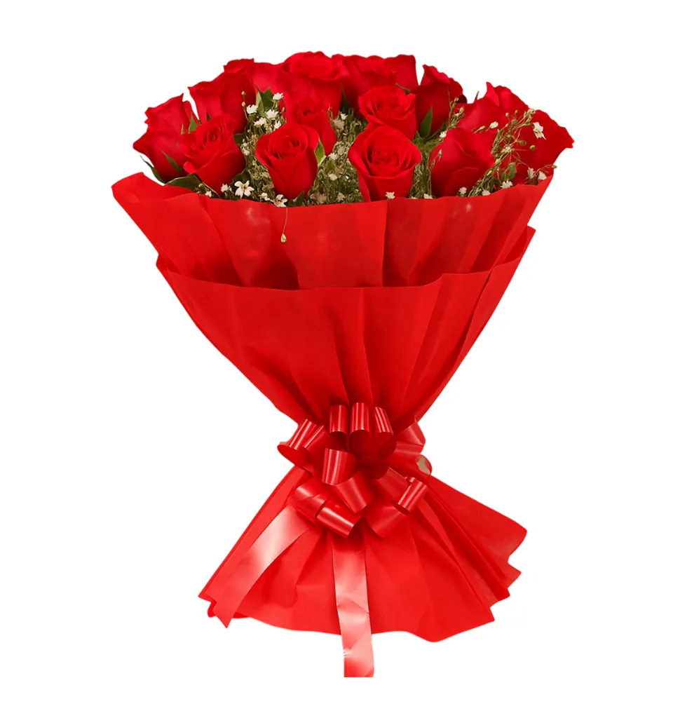 Radiant Red Ross Bouquet