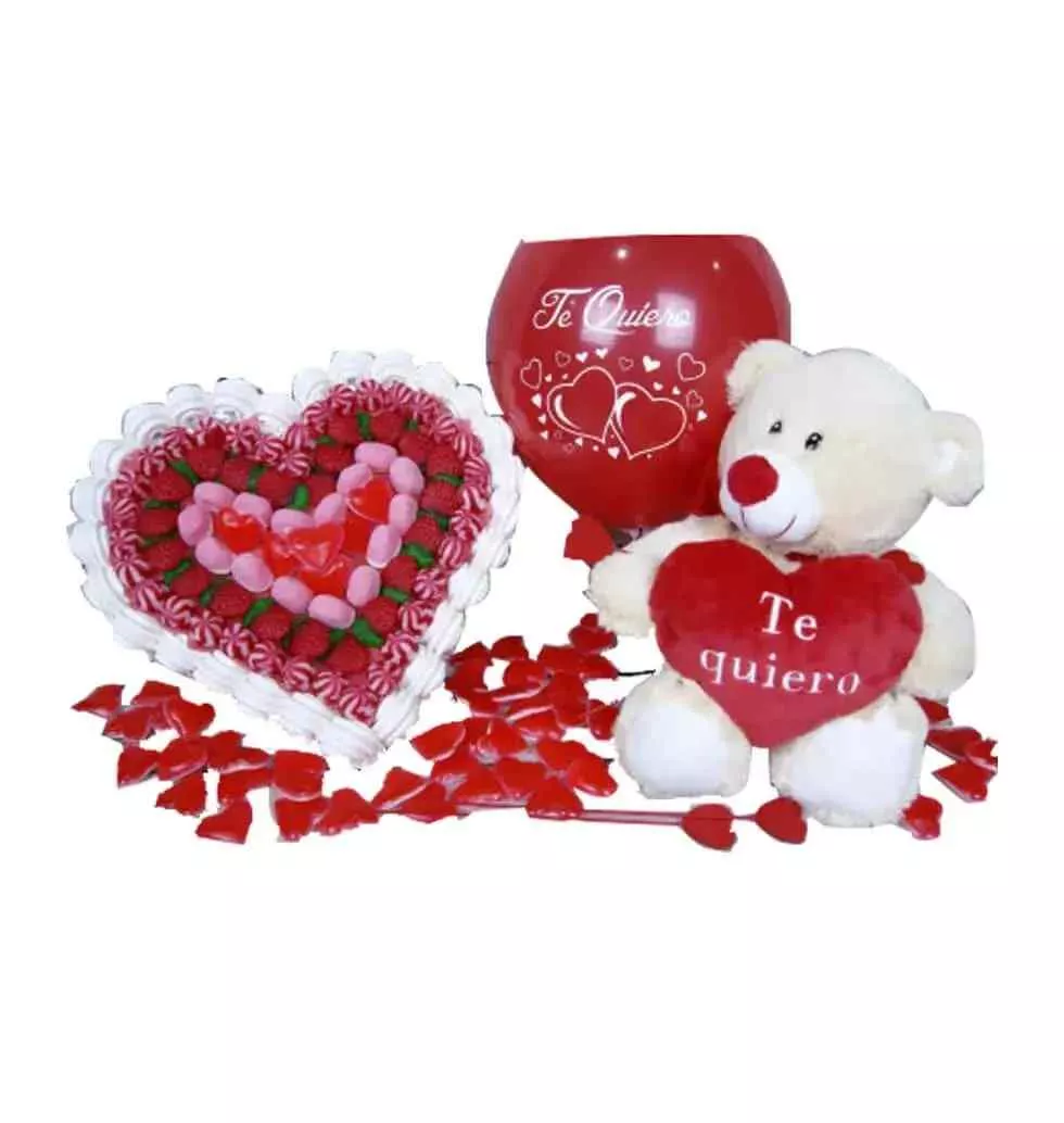 Romantic Candy Cake Surprise