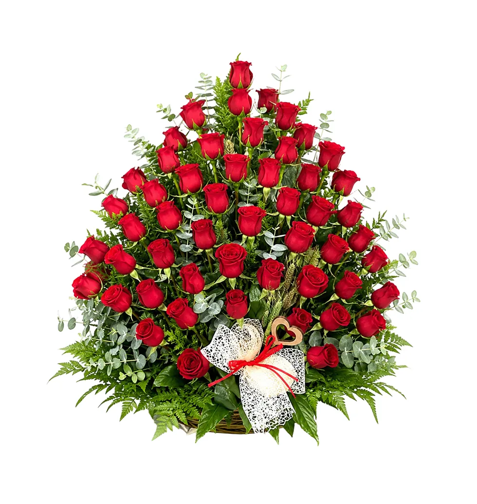 Signature 50 Roses Arrangement Set