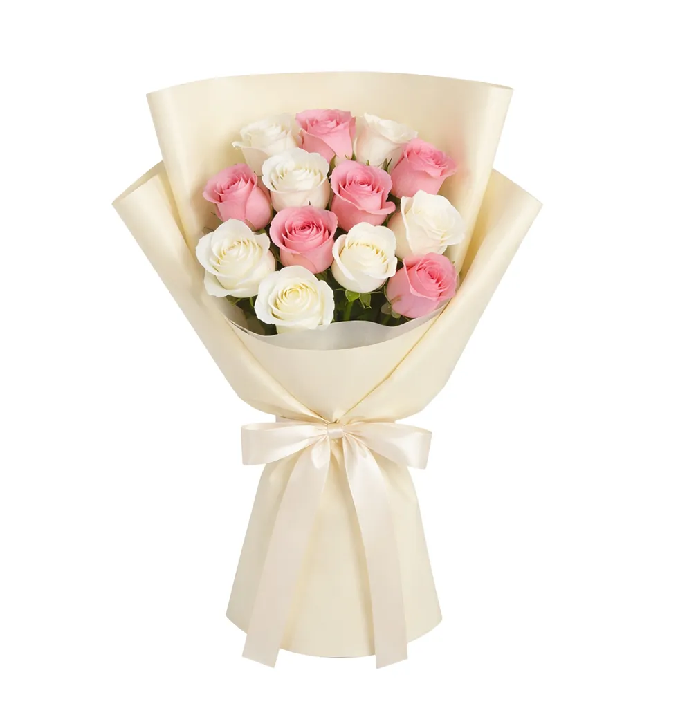 Timeless 12 Roses Bouquet Set