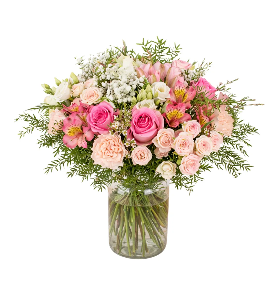 A Touch of Pink Elegance