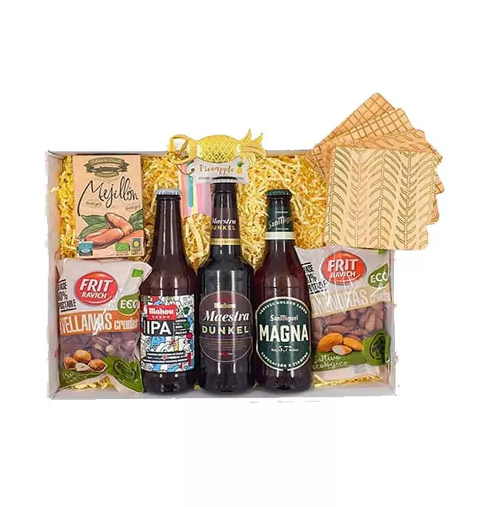 Craft Beer And Gourmet Delights Gift Box