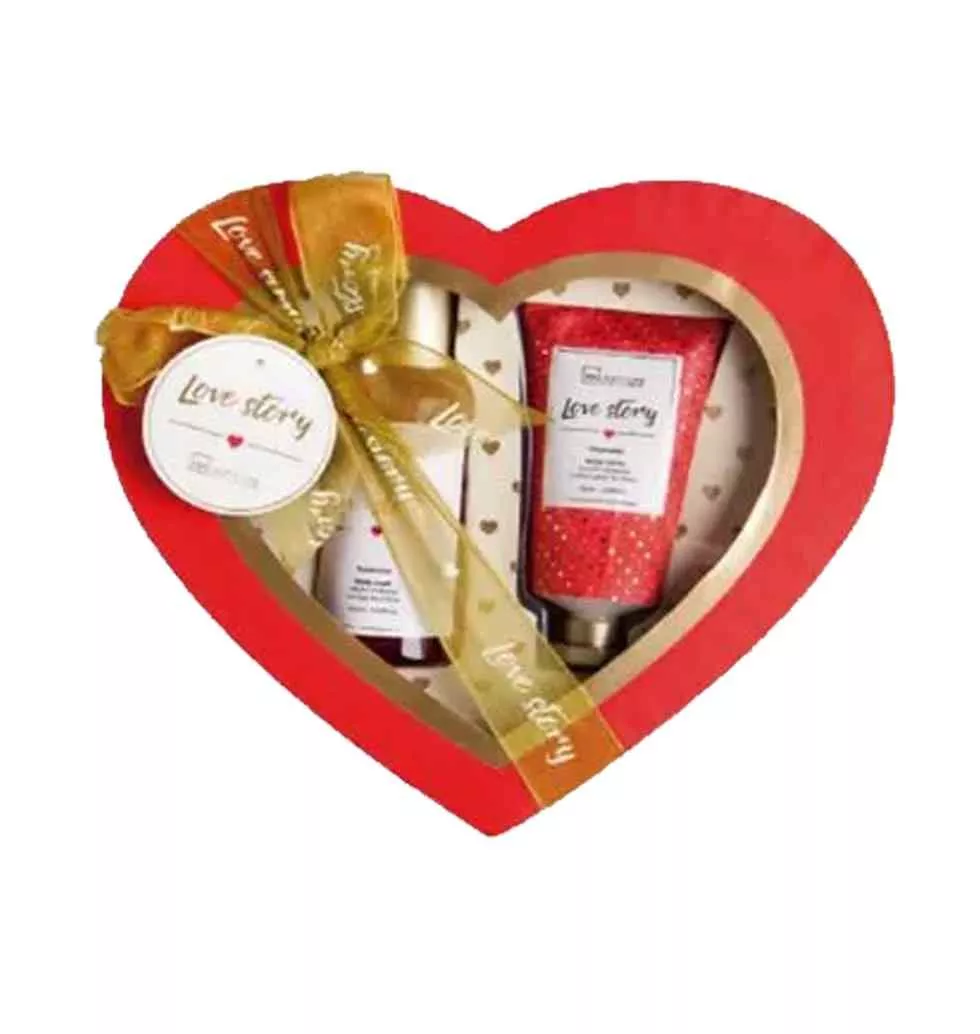 Heart Shaped Bathing Set