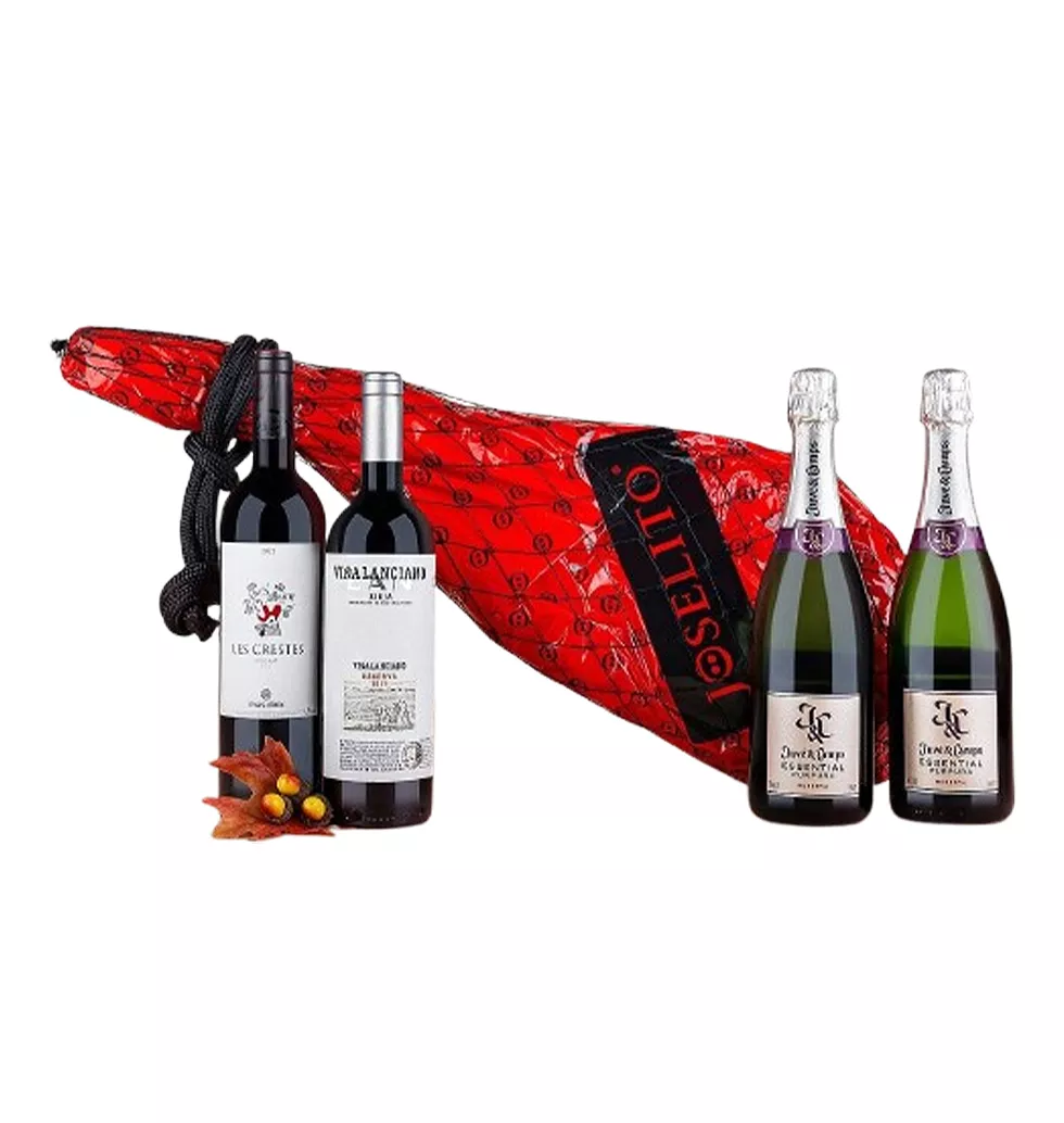 Gourmet Joselito Ham & Wine Set