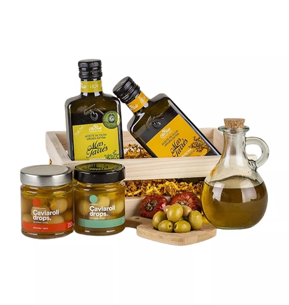 Gourmet Olive Oil & Caviaroli Set