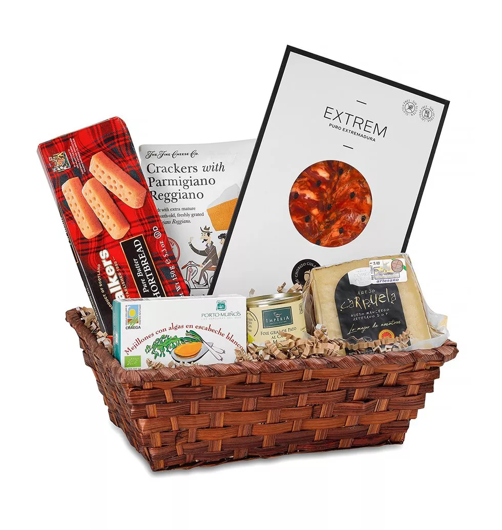 Sliced Chorizo and Cheese Delights Tray