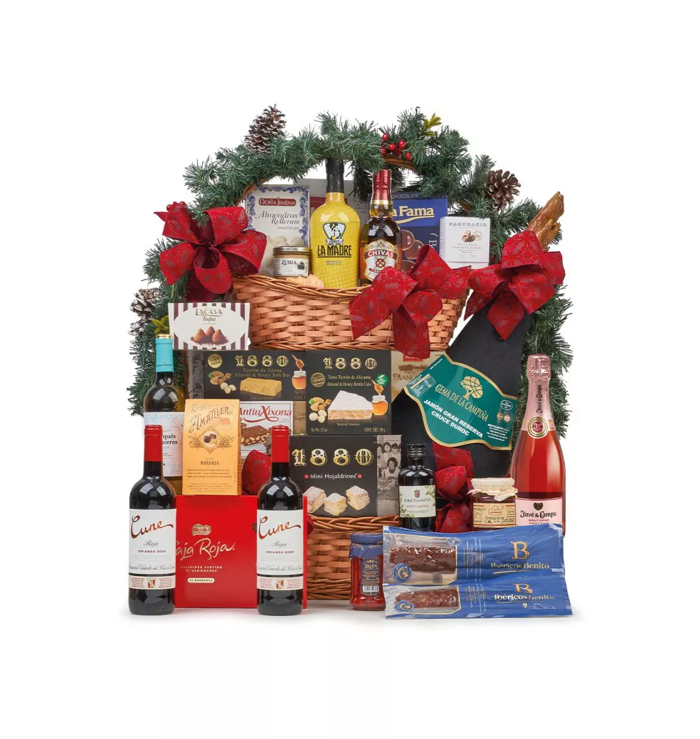 Luxe Festive Basket of Flavors