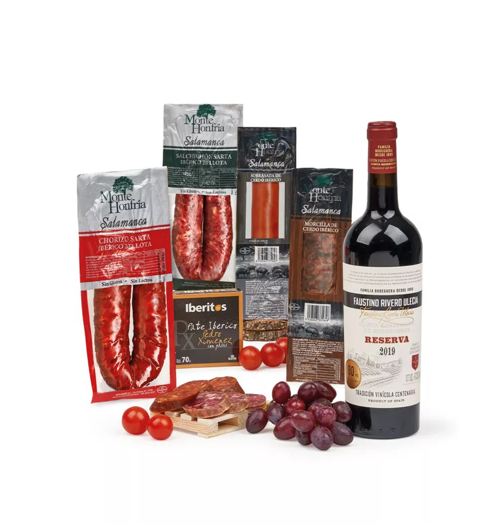 Iberian Delicacies & Reserva Wine Gift Set