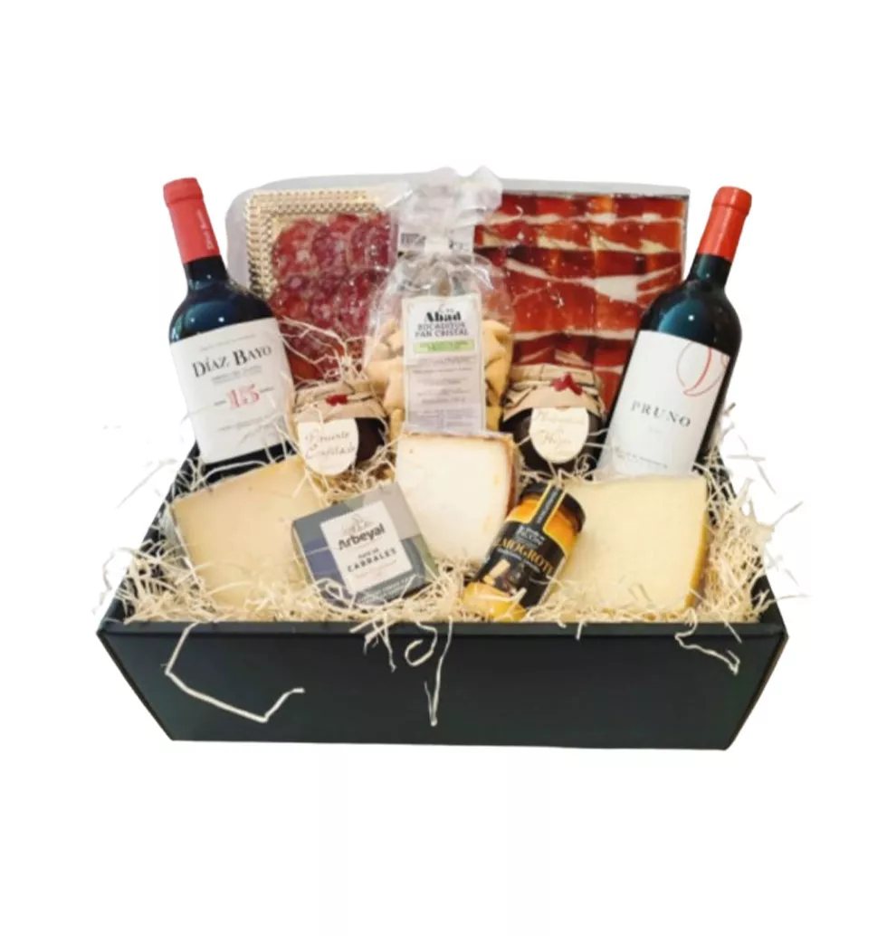 Cheeses & Wines Celebration Box