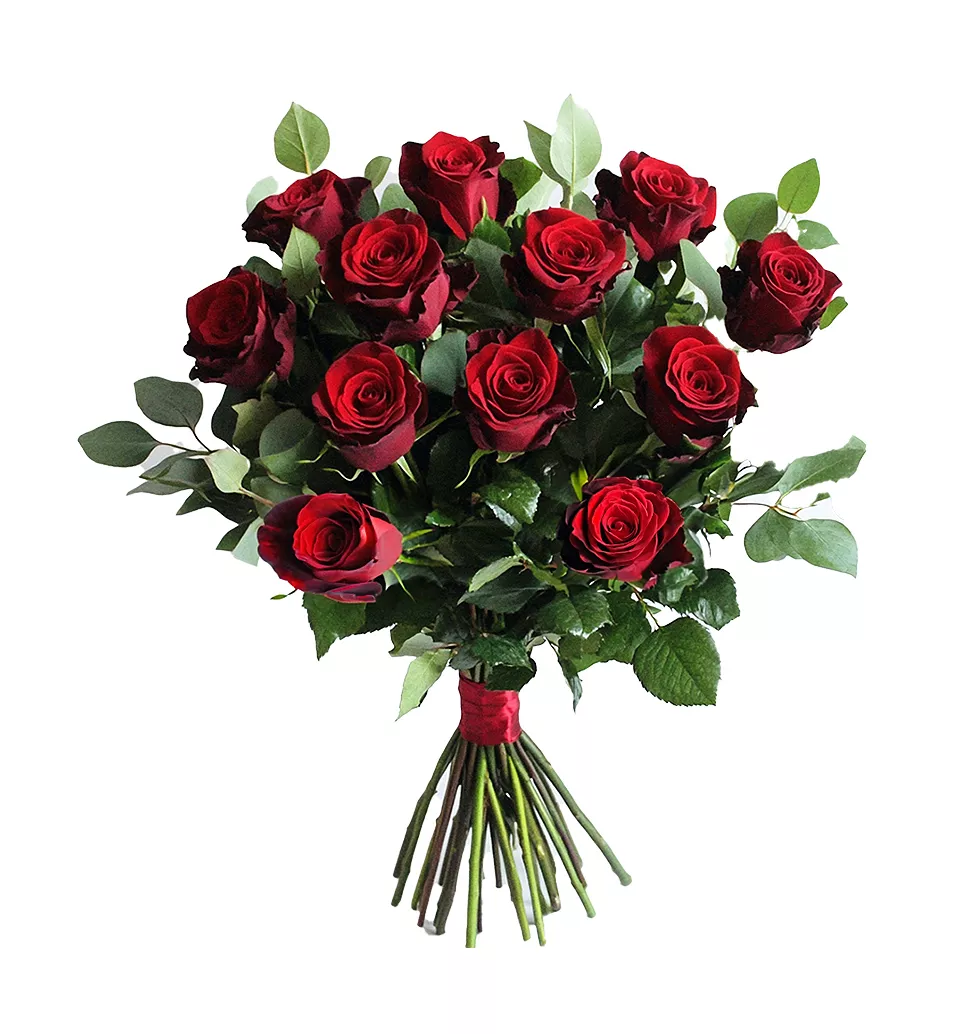 Lovely Red Roses Bouquet