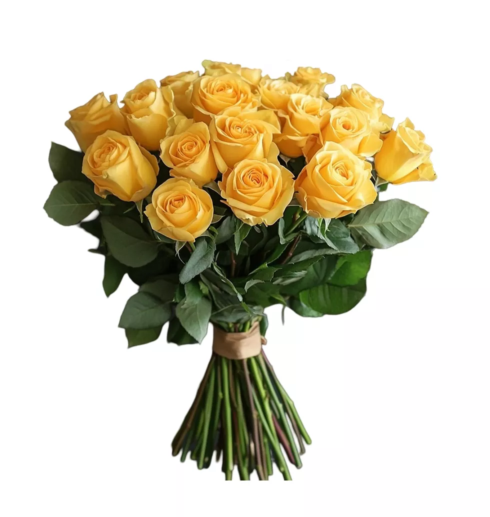 Lovely Bouquet of Yellow Roses