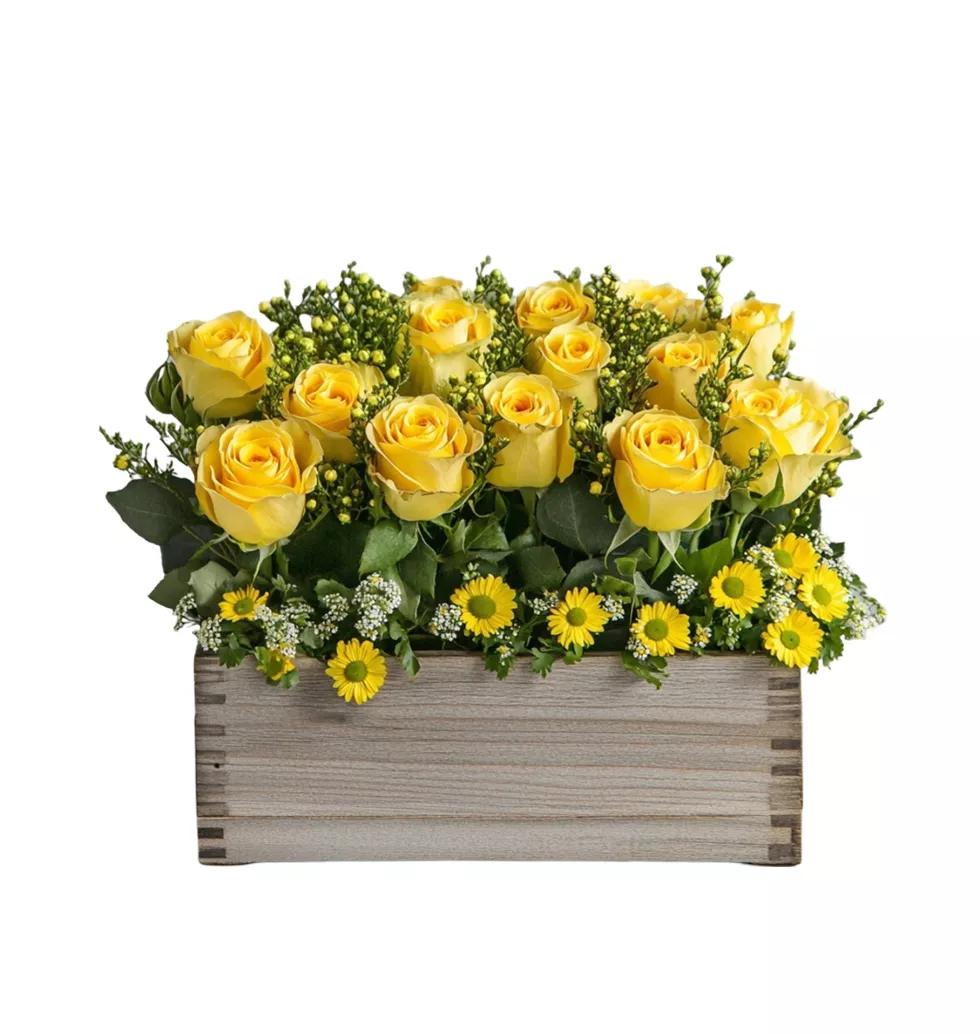 Lush Rose and Solidago Box